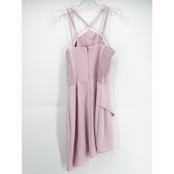 Amanda Uprichard Odean Dress in Rose Quartz Size Small - Picture 3 of 9